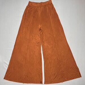 Maeve by‎ Anthropologie Shiloh Wide Leg Palazzo Pants Womens XS Rust Orange